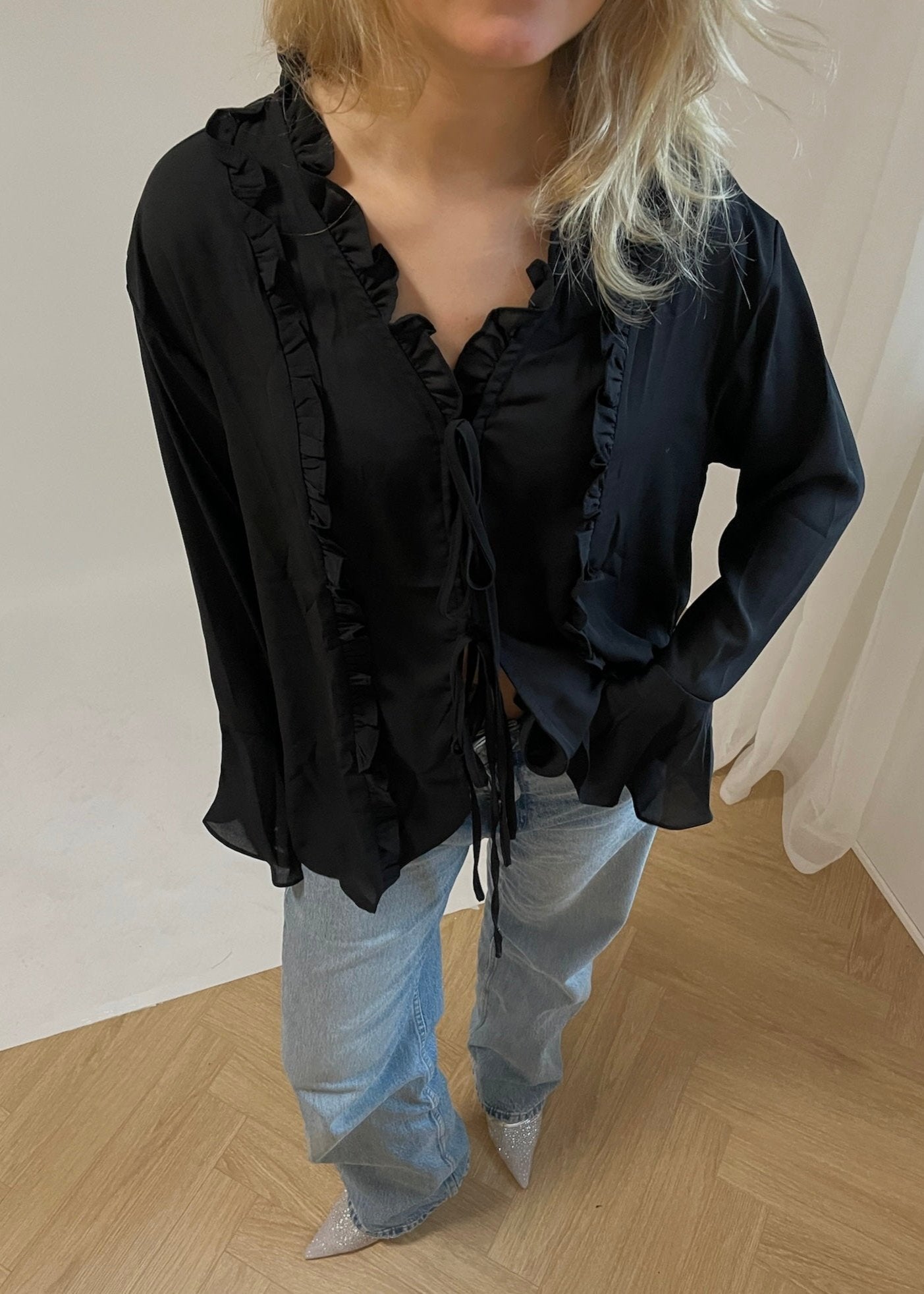 Emily Bluse - Sort - ByStenholt.dk