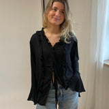 Emily Bluse - Sort - ByStenholt.dk
