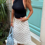 Fiona Halterneck Top - Sort - ByStenholt.dk