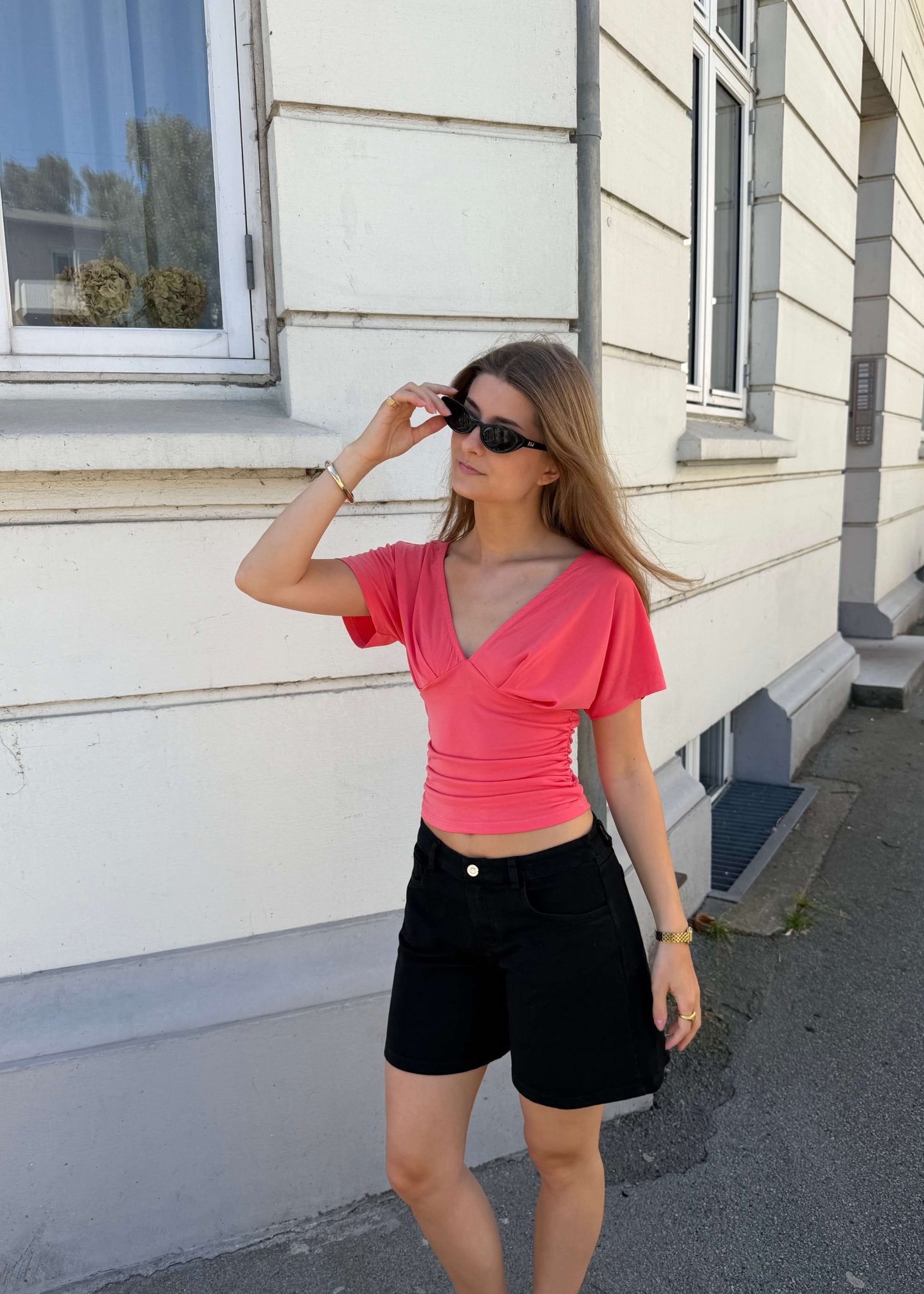 Gaia Top - Koral - ByStenholt.dk
