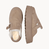 Hjemmesko med Pels Plateau - Brun - ByStenholt.dk