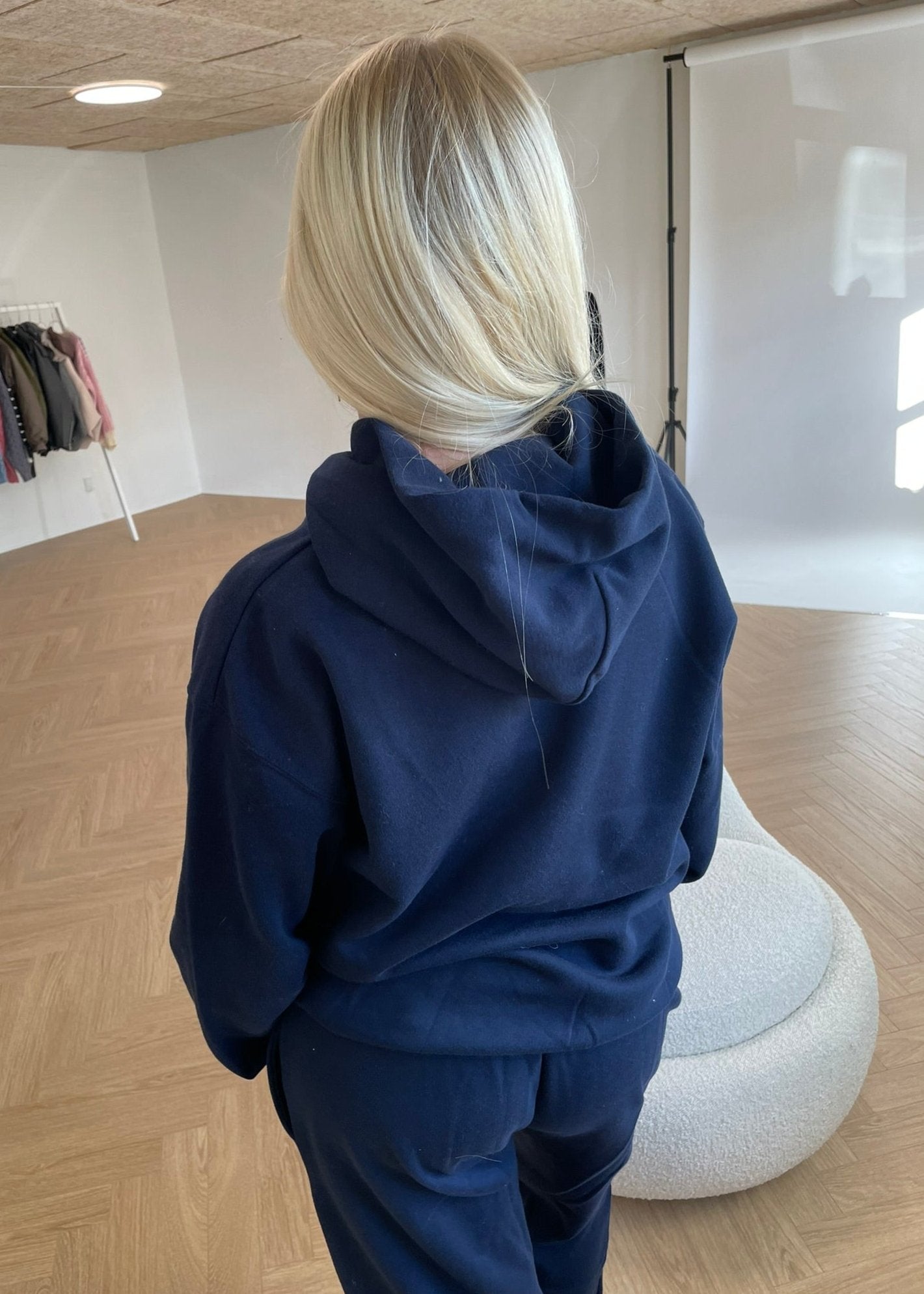 Hoodie - Navy - ByStenholt.dk