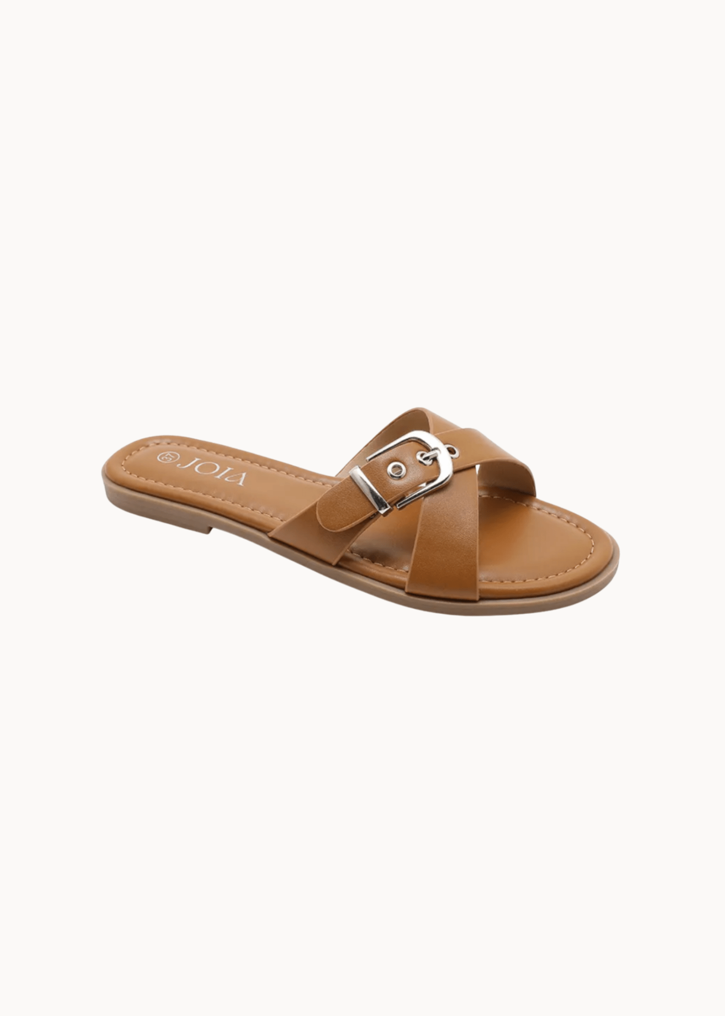 Ingrid Spænde Sandal - Camel - ByStenholt.dk