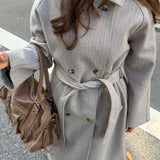 Isabel Lang Frakke - Beige - ByStenholt.dk