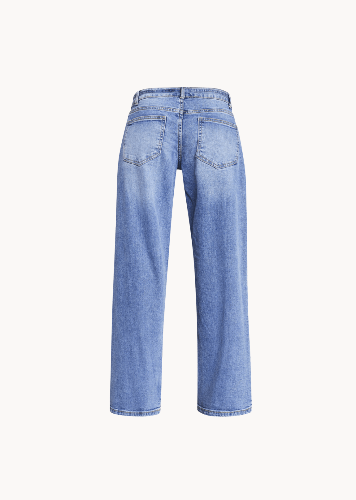 Jeans med bindebånd - Blå - ByStenholt.dk