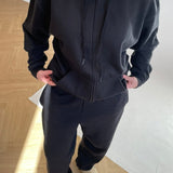 Joggingbukser Med Elastik - Sort