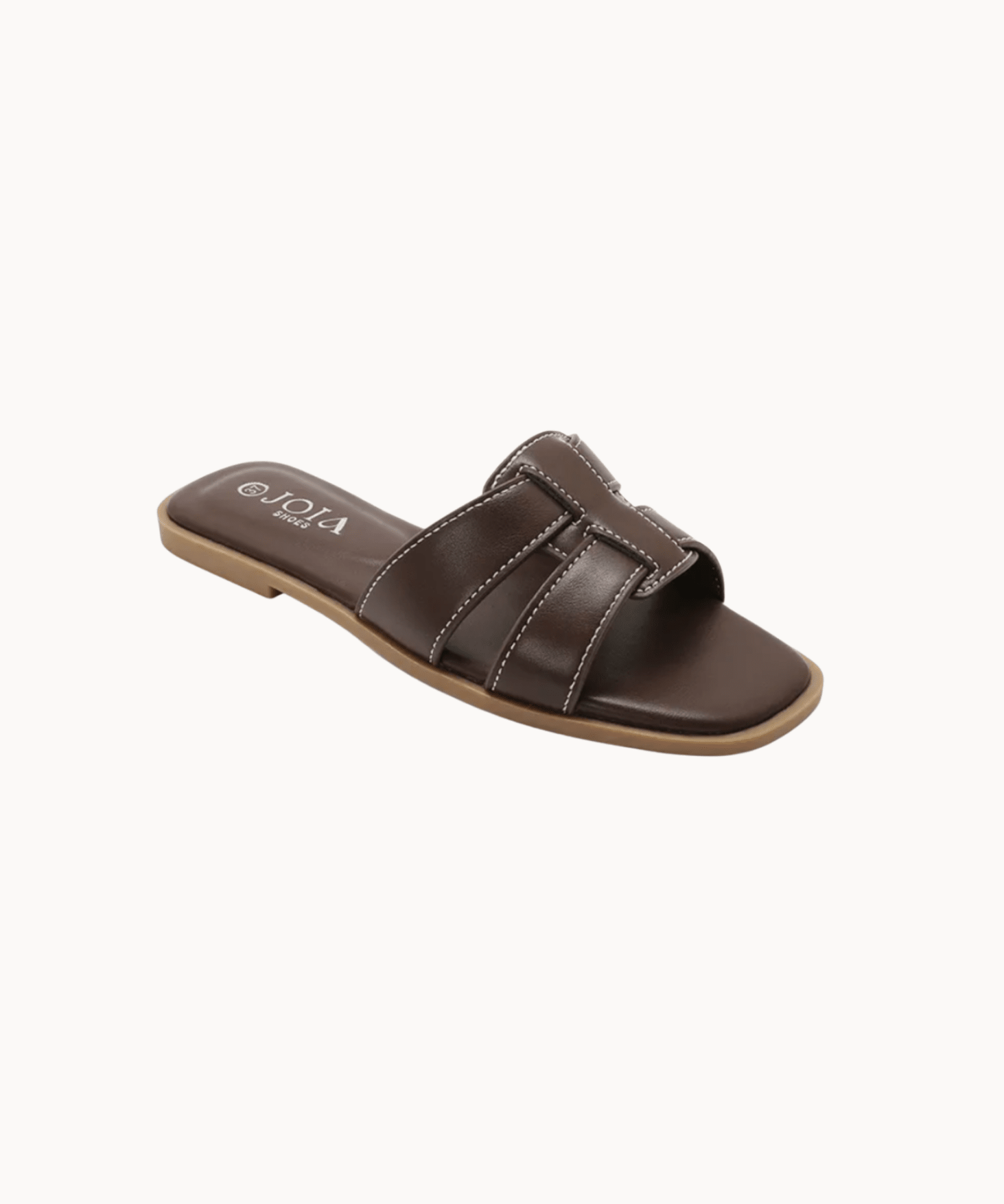 Karla Sandal - Mørkebrun - ByStenholt.dk