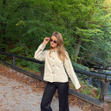 Klassisk Kort Trenchcoat - Beige - ByStenholt.dk