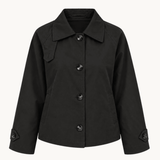 Klassisk Kort Trenchcoat - Sort - ByStenholt.dk