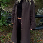 Klassisk Trenchcoat - Mørkebrun - ByStenholt.dk
