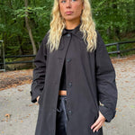 Klassisk Trenchcoat - Sort - ByStenholt.dk