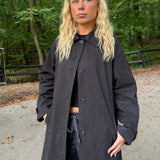 Klassisk Trenchcoat - Sort - ByStenholt.dk