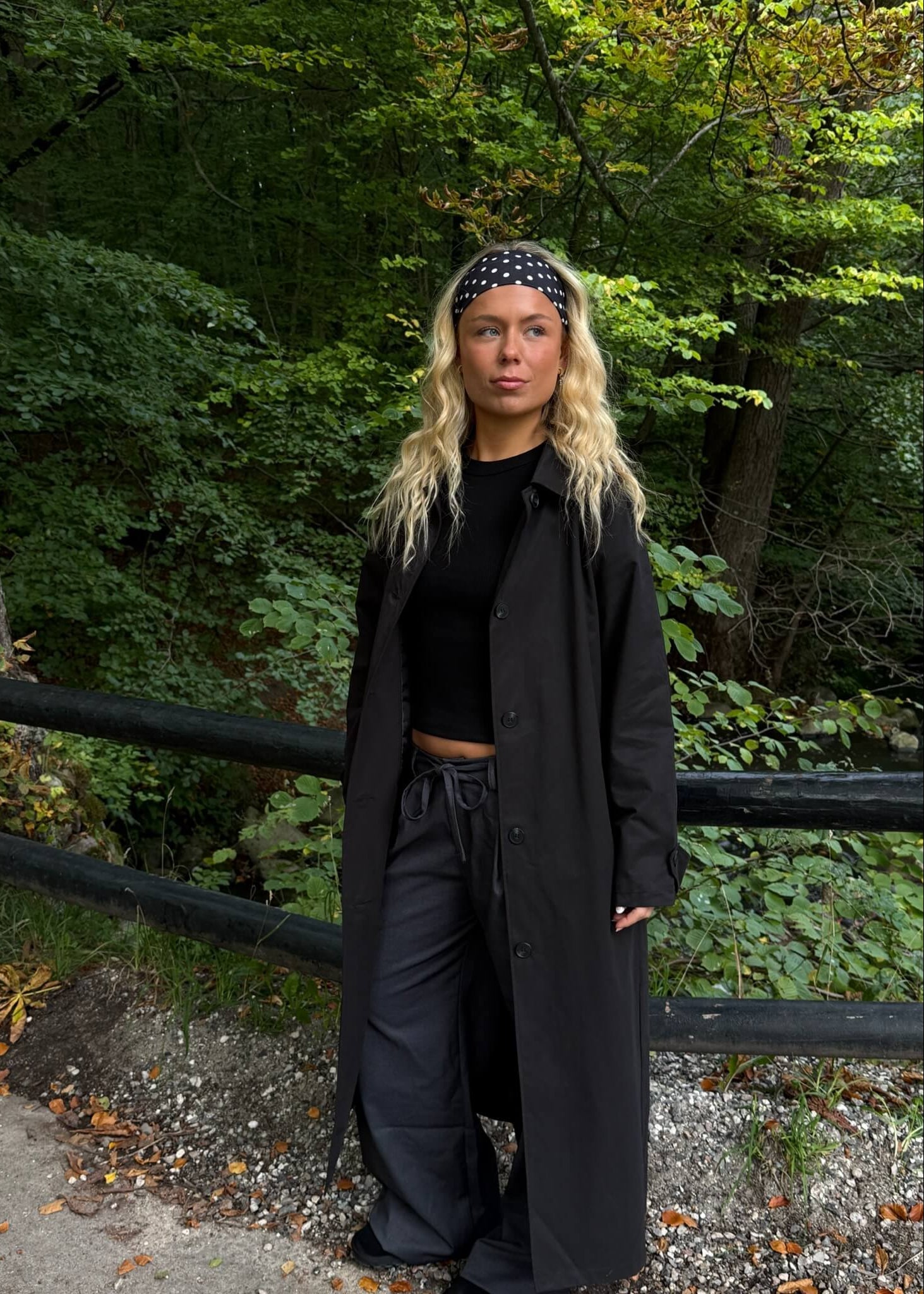 Klassisk Trenchcoat - Sort - ByStenholt.dk