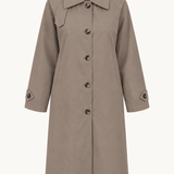 Klassisk Trenchcoat - Taupe - ByStenholt.dk
