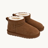 Korte Deluxe Bamsestøvler - Camel - ByStenholt.dk