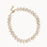 Leah Perlehalskæde - Beige - ByStenholt.dk