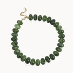 Leah Perlehalskæde - Grøn - ByStenholt.dk