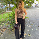 Leopard Asymmetrisk Top - ByStenholt.dk