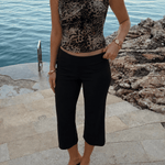 Leopard One Shoulder Top - ByStenholt.dk