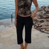 Leopard One Shoulder Top - ByStenholt.dk
