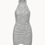 Lily Paillet Kjole - Sølv - ByStenholt.dk