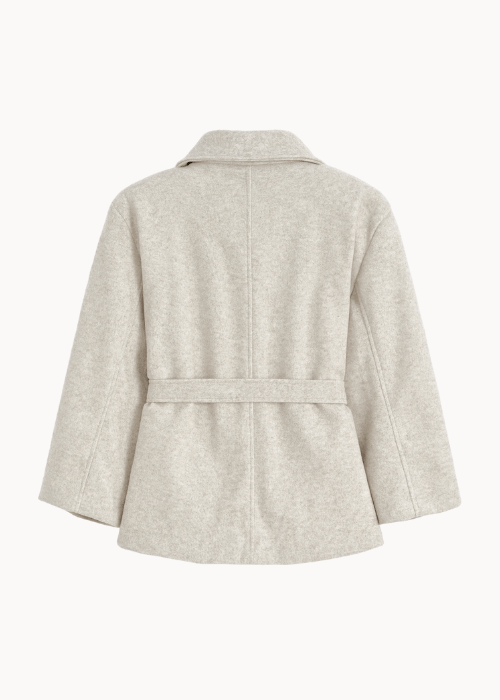 Linea Belted Coat - Beige - ByStenholt.dk