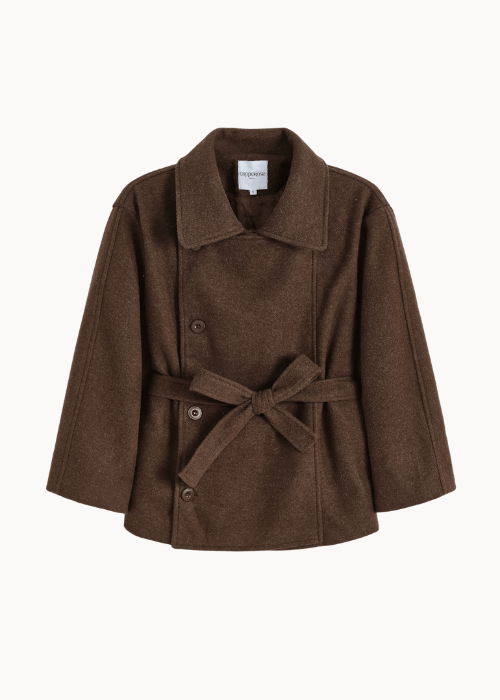 Linea Belted Coat - Brun - ByStenholt.dk