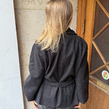 Linea Belted Coat - Sort - ByStenholt.dk