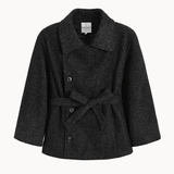 Linea Belted Coat - Sort - ByStenholt.dk