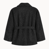 Linea Belted Coat - Sort - ByStenholt.dk