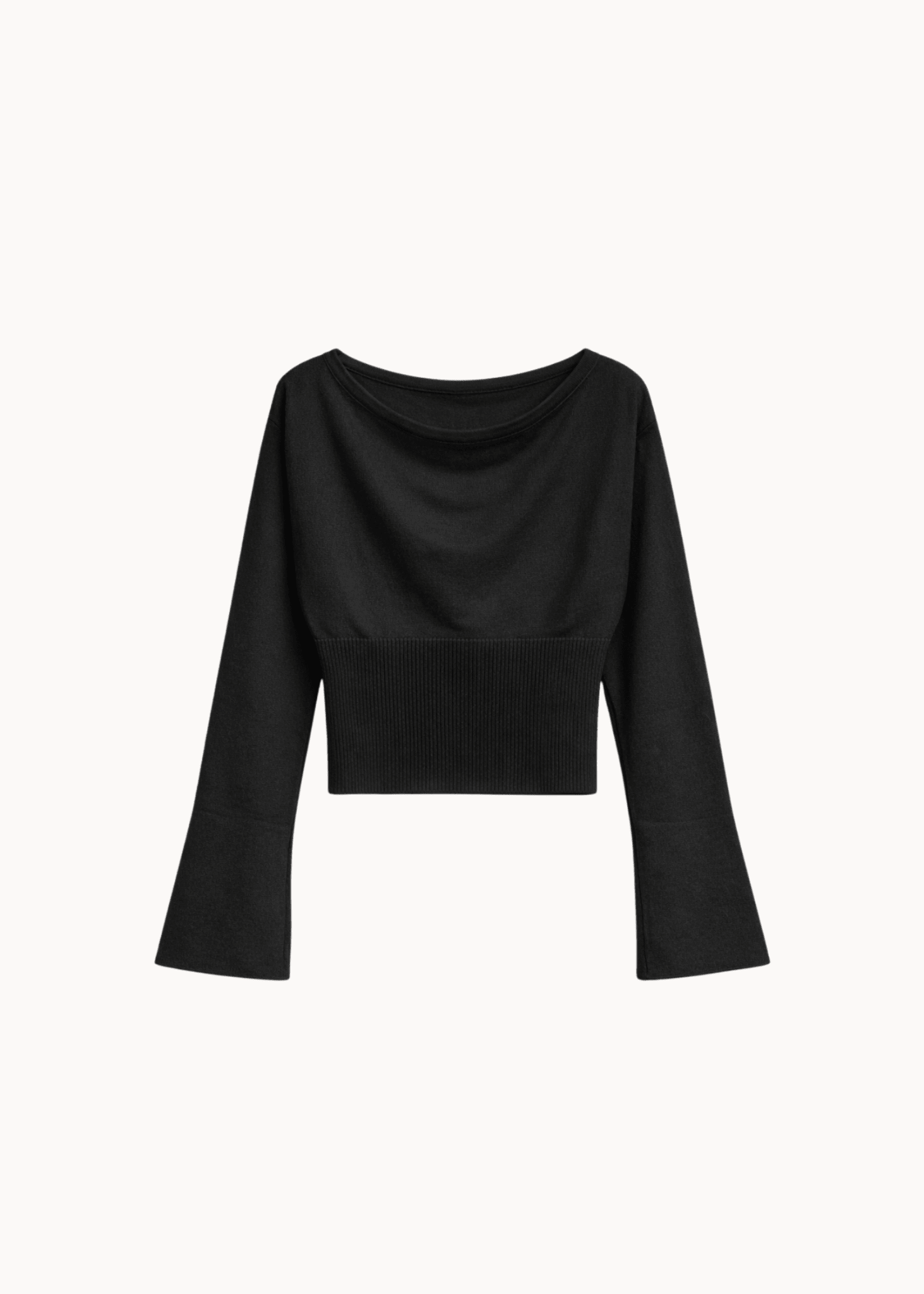 Liva Fitted Strik - Sort - ByStenholt.dk