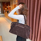 London Ruskind Taske - Mørkebrun - ByStenholt.dk