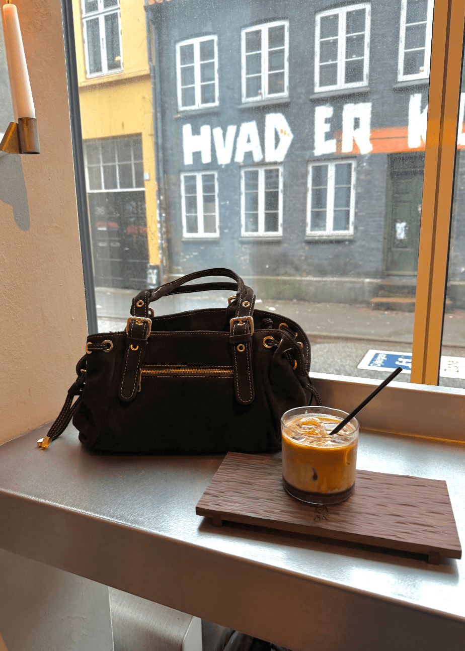 London Ruskind Taske - Mørkebrun - ByStenholt.dk