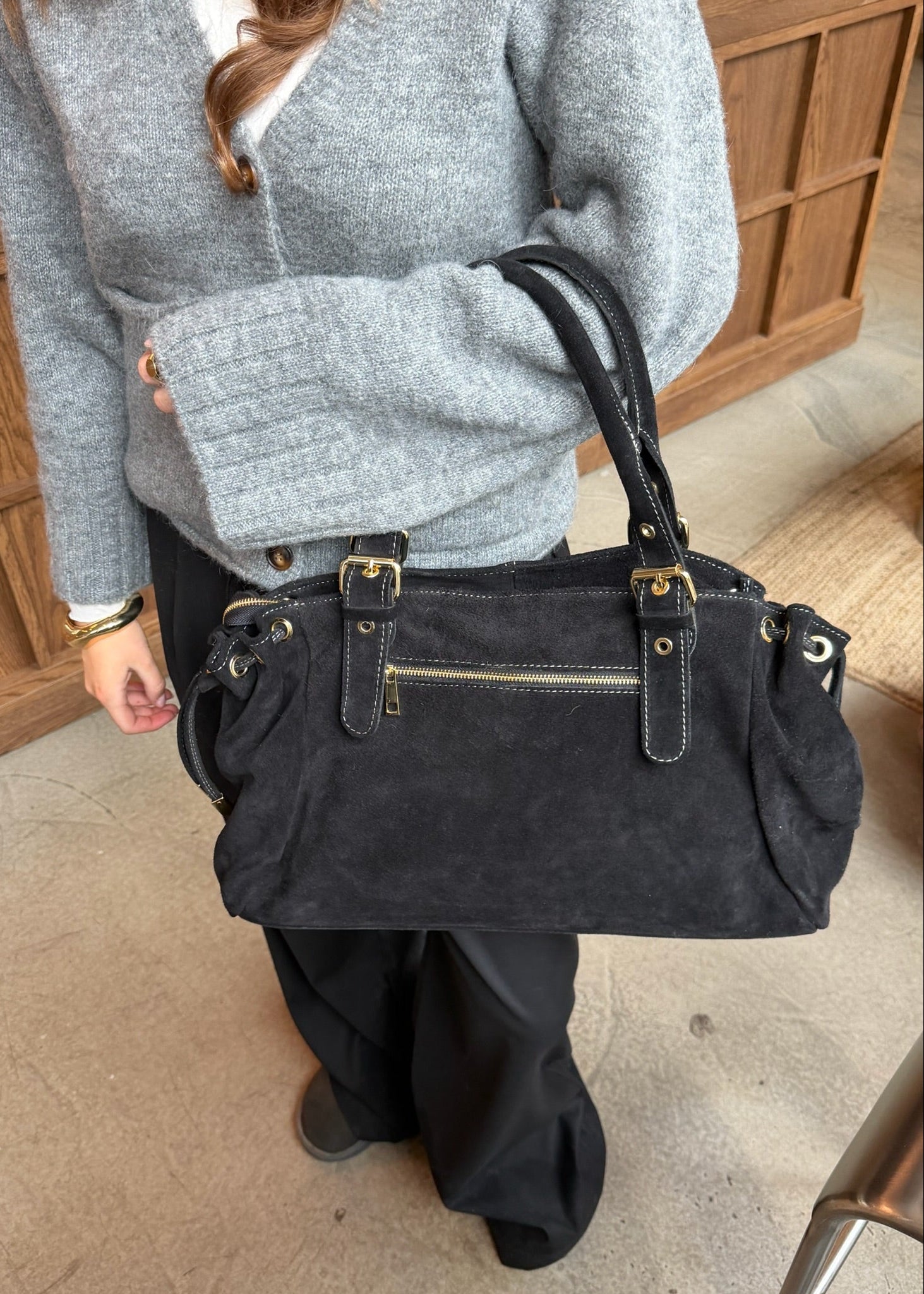 London Ruskind Taske - Sort - ByStenholt.dk