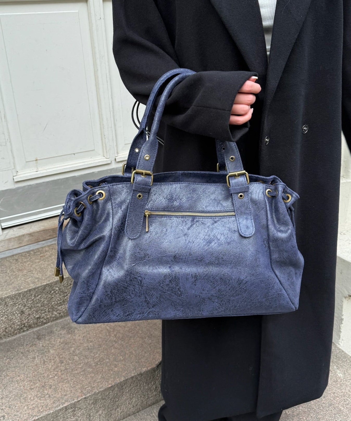 London Taske - Navy - ByStenholt.dk