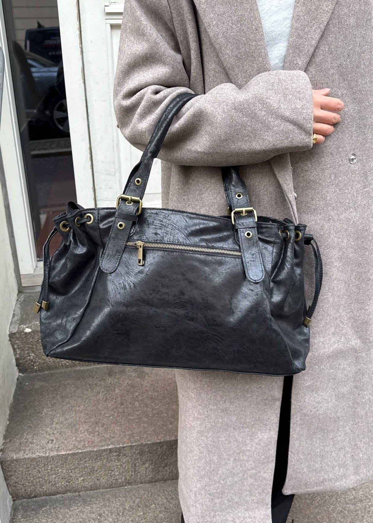 London Taske - Sort - ByStenholt.dk