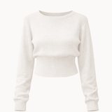 Loui figursyet Strik - Hvid - ByStenholt.dk