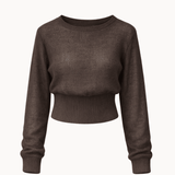 Loui figursyet Strik - Mørkebrun - ByStenholt.dk