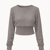 Loui figursyet Strik - Taupe - ByStenholt.dk