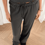 Loungewear Bukser i Pointelle - Mørkebrun - ByStenholt.dk