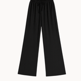 Loungewear Bukser i Pointelle - Sort - ByStenholt.dk