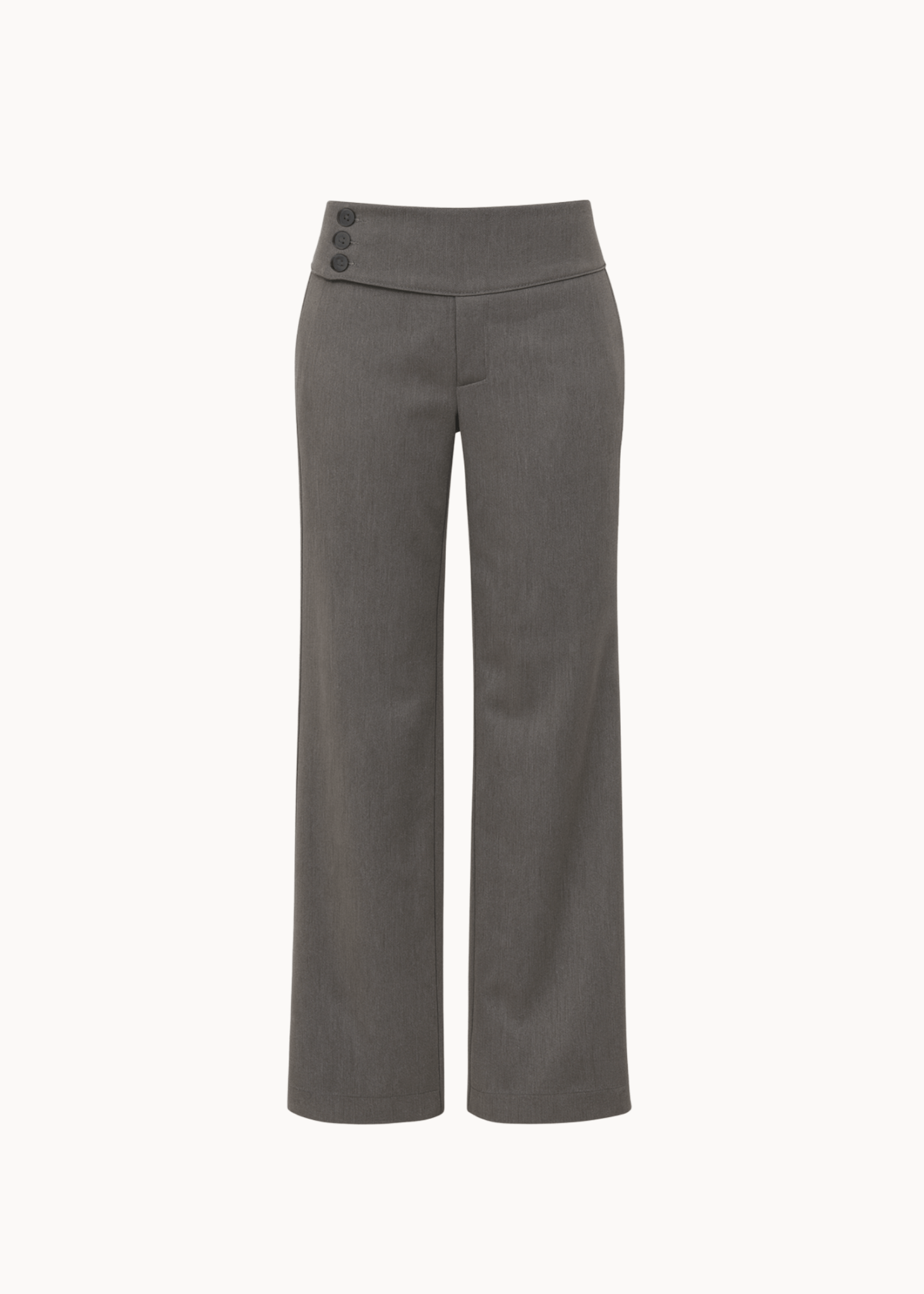 Low Waist Bukser - Grå - ByStenholt.dk