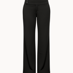 Low Waist Bukser - Sort - ByStenholt.dk