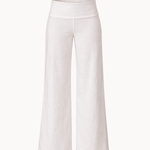 Low Waist Hørbukser - Hvid - ByStenholt.dk