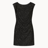 Luna Paillet Mini Kjole - Sort - ByStenholt.dk