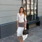 Maebe top + Aia Nederdel Sæt - Creme/Taupe - ByStenholt.dk