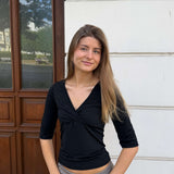 Maebe Top - Sort - ByStenholt.dk