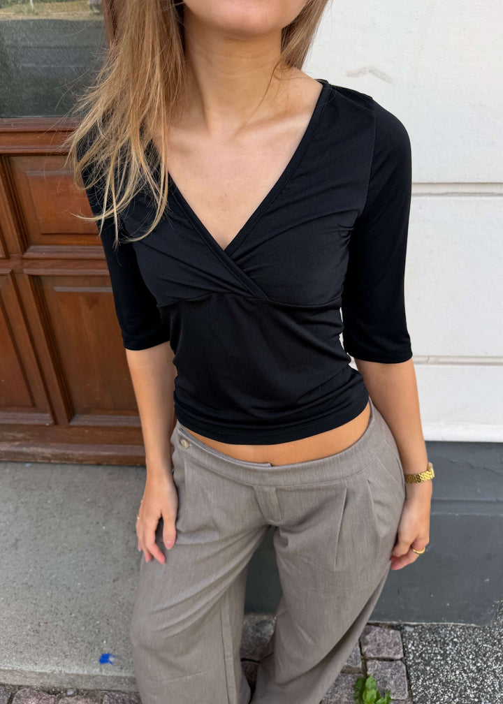 Maebe Top - Sort - ByStenholt.dk