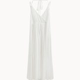 Maja Maxi Kjole - Hvid - ByStenholt.dk