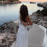 Mia Maxi Kjole - Hvid - ByStenholt.dk